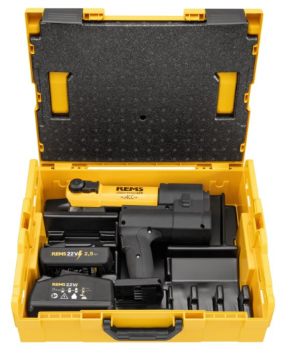 Rems akku-press 22V ACC, 10-108 mm, 32 kN v L-boxu