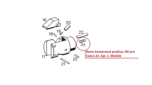 Rems kompresní pružina, ND pro Cobra 22