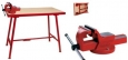 RIDGID Montážní stůl se svěrákem 120mm