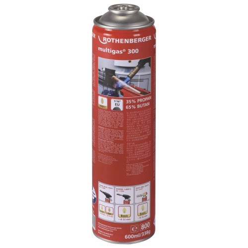 Rothenberger MULTIGAS 300, (600ml, 7/16˝)