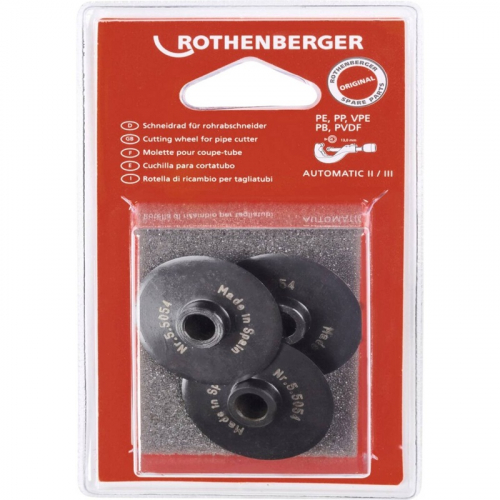 Rothenberger řezné kolečko na plast do s.13mm, 3ks