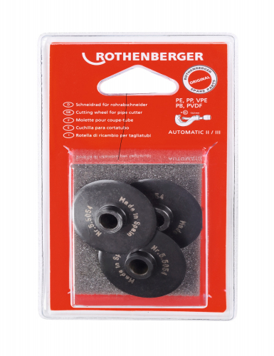 Rothenberger Řezné kolečko Plast do s.13mm, 3ks